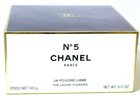 chanel 5 dusting body powder.